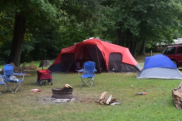 Williamsfield, Ohio Tent Camping Sites Andover / Pymatuning Lake KOA